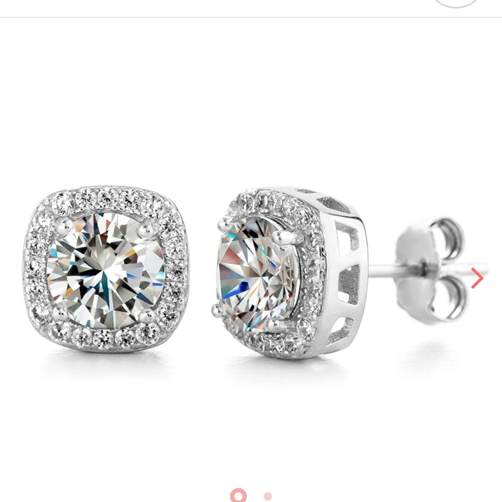 Elegant Silver Stud Earrings